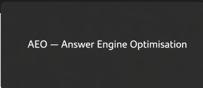 AEO: What SEO looks like when the machines are reading.